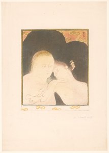 女人拥抱年轻人 作者 莫里斯·丹尼斯（Maurice Denis）