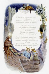 12 月“本月之歌”，作者 Jérôme Doucet，插图 - Maurice Leloir，编辑。 兰斯 1904. L. Michaud 作者 莫里斯·勒卢瓦（Maurice Leloir）