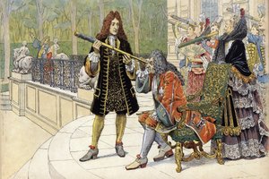 雅克-卡西尼的帮助，被称为卡西尼二世（1677-1756） 路易十四，被称为苏莱尔国王或路易大帝 作者 莫里斯·勒卢瓦（Maurice Leloir）