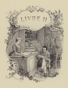 让-雅克·卢梭的《忏悔录》第二册插图（版画） 作者 莫里斯·勒卢瓦（Maurice Leloir）