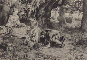 让-雅克·卢梭的《忏悔录》第六卷插图（版画） 作者 莫里斯·勒卢瓦（Maurice Leloir）