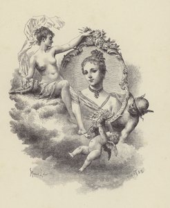 Manon Lescaut 的插图（雕刻） 作者 莫里斯·勒卢瓦（Maurice Leloir）
