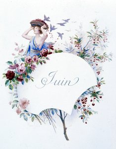 六月“本月之歌”，作者 Jérôme Doucet，插图 - Maurice Leloir，编辑。 兰斯 1904. L. Michaud 作者 莫里斯·勒卢瓦（Maurice Leloir）