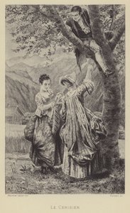 樱花树（雕刻 作者 莫里斯·勒卢瓦（Maurice Leloir）