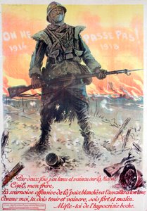 他们不会通过！ 1914-1918年，1918年 作者 莫里斯·诺蒙（Maurice Neumont）