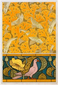 墙纸和彩色玻璃的设计，出版。1897.