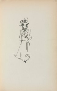 意大利素描本：站立的女人 ( 第 118 页) 作者 莫里斯·普伦德加斯特