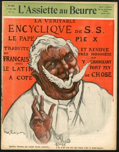 Cover of “” The Butter Plate””, number 283, Satirical in Colours 作者 莫里斯·拉迪格（Maurice Radiguet）