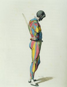 1858年的《哈勒奎因》，莫里斯-桑（1823-1889）著 作者 莫里斯·桑德