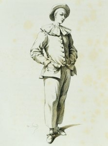 莫里斯-桑（1823-1889）的《Pedrolino》。