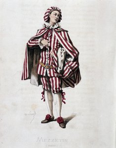 梅泽汀（Scapin）的画像 作者 莫里斯·桑德