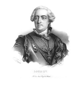 法国国王路易十五世，约1820年代。