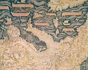 卡马尔多莱僧侣 Fra Mauro 绘制的世界地图 作者 毛罗·弗拉