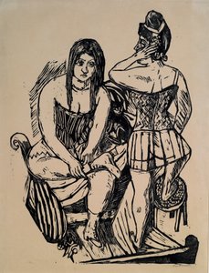 在厕所 作者 马克斯·贝克曼