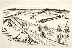 海滩 作者 马克斯·贝克曼