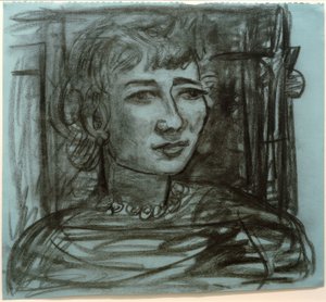 肖像Frances van Veen 作者 马克斯·贝克曼