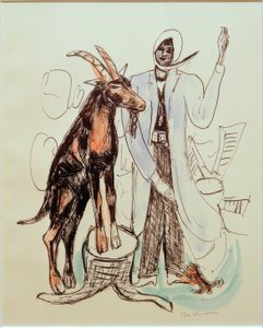 山羊》（The BUCK）。 作者 马克斯·贝克曼