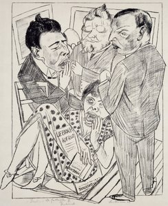 《失望 II》，马克斯·贝克曼（Max Beckmann，1884-1950），石版画。 德国，20世纪。 作者 马克斯·贝克曼