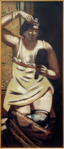 吉普赛女人，裸体与镜子