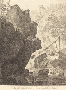 瀑布 (Wasserfall im Werdenfelsischen)
