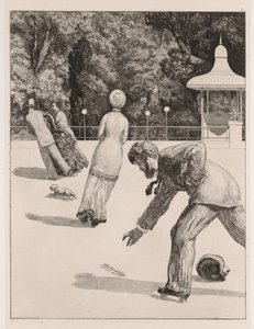 手套：行动，1880年。