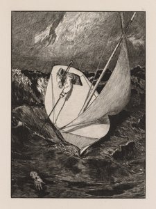 手套：救援，1880年。 作者 Max Klinger