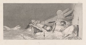 焦虑 恐惧，1878-1880。 作者 马克斯·克林格