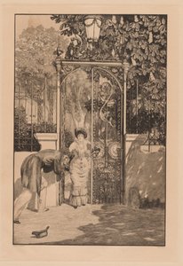在门外的雷神，1887年。 作者 马克斯·克林格