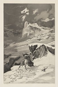 间奏曲，作品四，Bl。 5：战斗半人马 作者 Max Klinger