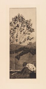 作品六，选自《关于发现手套的解析》，1881年。 作者 马克斯·克林格