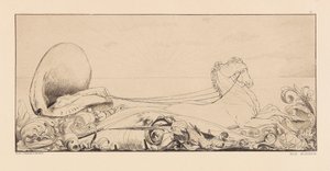 作品六，选自《关于发现手套的解析》，1881年。 作者 马克斯·克林格