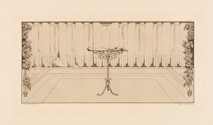 作品六，选自《关于发现手套的解析》，1881年。 作者 马克斯·克林格