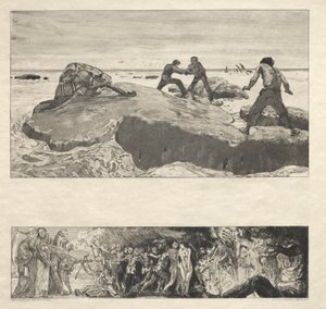 Vom Tode I，（作品二，1889 年）第 2 号 作者 马克斯·克林格