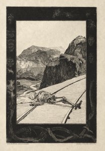 Vom Tode I，Opus II，1889 No. 8。 作者 马克斯·克林格