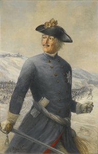 利奥波德一世，安哈尔特-德绍亲王，1676-1747年，普鲁士军队中的将领。 作者 马克斯·科恩