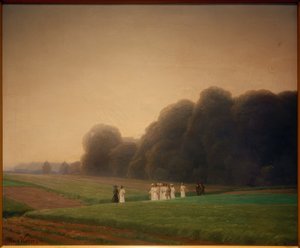 在Dessau-Großkühnau附近步行 作者 马克斯·科恩