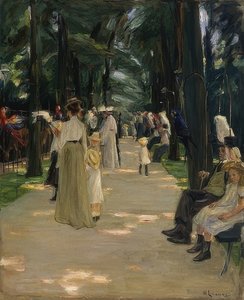 Papageienallee。 1902年 作者 马克斯·利伯曼