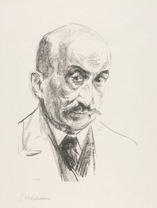 自画像，1921年。 作者 马克斯·利伯曼