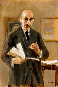 自画像，1916年 作者 马克斯·利伯曼