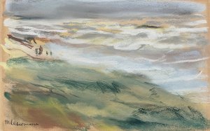 诺德韦克海滩上的步行者 作者 马克斯·利伯曼