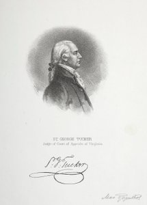 弗吉尼亚州上诉法院法官圣乔治·塔克（St. George Tucker）。