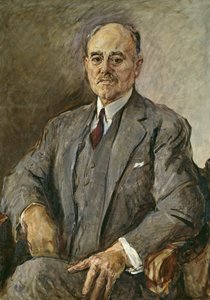 赫尔曼·苏德曼（Hermann Sudermann）肖像1857-1928，1927年。 作者 马克斯·斯沃沃格