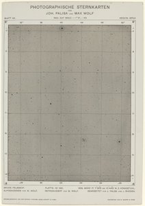 摄影星图（1906年3月17日） 作者 Max Wolf 和 Joh. Palisa