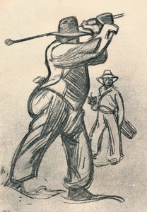 高尔夫选手，c1920，1923年