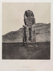 阿蒙霍特普三世巨石，古尔纳 作者 Gide et J. Baudry