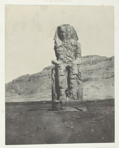 古尔纳，阿蒙霍特普三世的巨石，底比斯，184951，1852年印刷。 作者 马克西姆·杜营