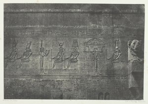 Denderah Teutyres大庙，后立面的雕塑，上埃及，184951。 作者 马克西姆·杜营