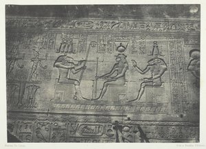 Denderah Teutyres大庙，后立面的雕塑，上埃及，184951。 作者 马克西姆·杜营