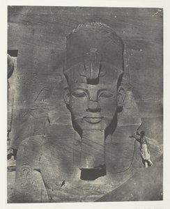 Ibsamboul, Colosse Médial (Enfoui) du Spéos de Phrè Nubie, Palestine et Syrie, 插图 106，选自 "Egypte, Nubie, Palestine et Syrie "画册（1852 年）。