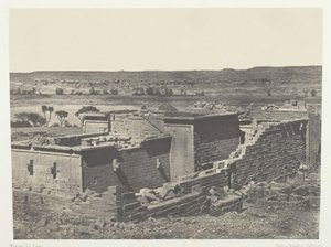 卡拉布什，努比亚卡拉布什塔尔米斯神庙总览，184951，1852年印刷。 作者 马克西姆·杜营
